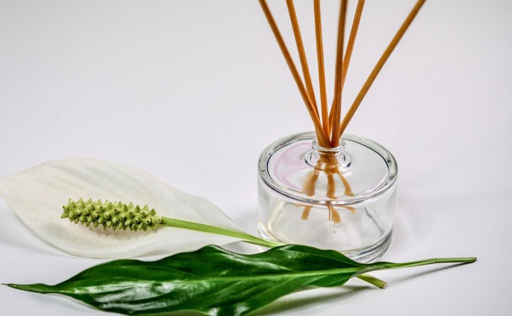 Incense sticks in jar