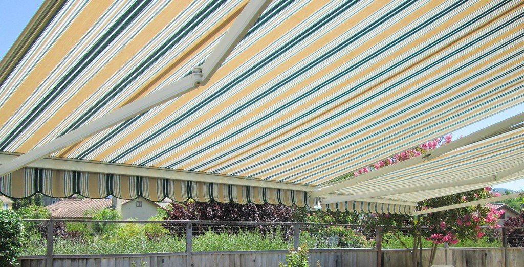 stripe awning